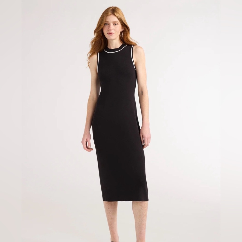 Free Assembly Sleeveless Sweater Knit Midi Dress, NWT, Size M